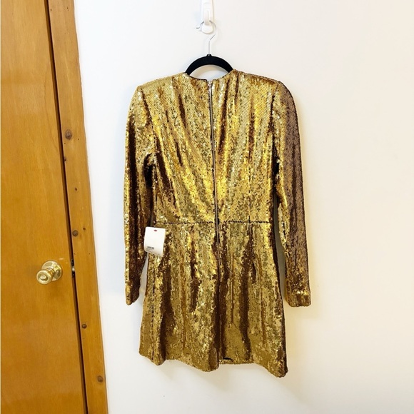 New REBECCA VALLANCE Gloria Floral Sequined Dress - Picture 6 of 9